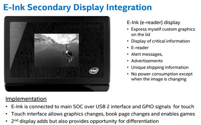 intel tablet with e-ink 6" screen