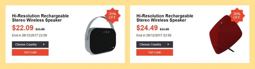 Hi-Resolution Rechargeable Stereo Wireless Speaker