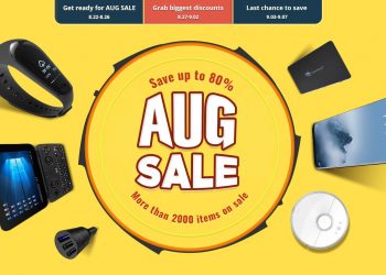 Geekbuying AUG Sale discounts