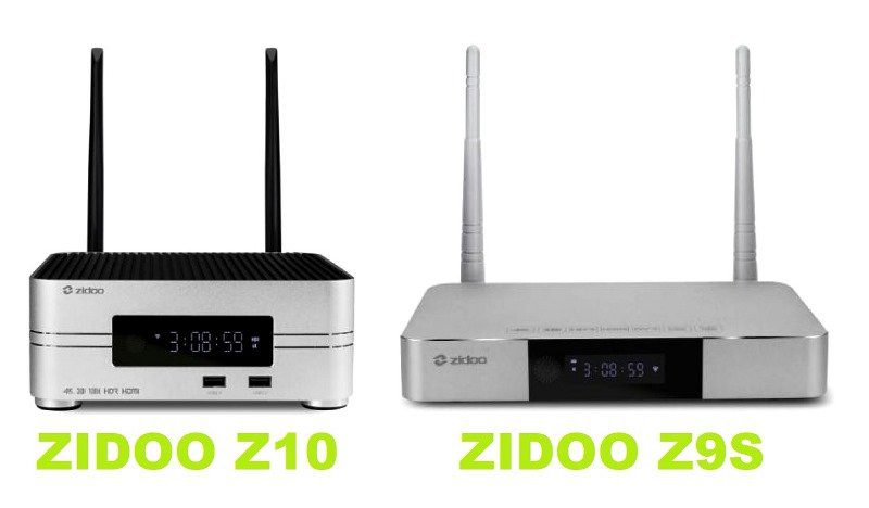 ZIDOO Z10 and ZIDOO Z9S
