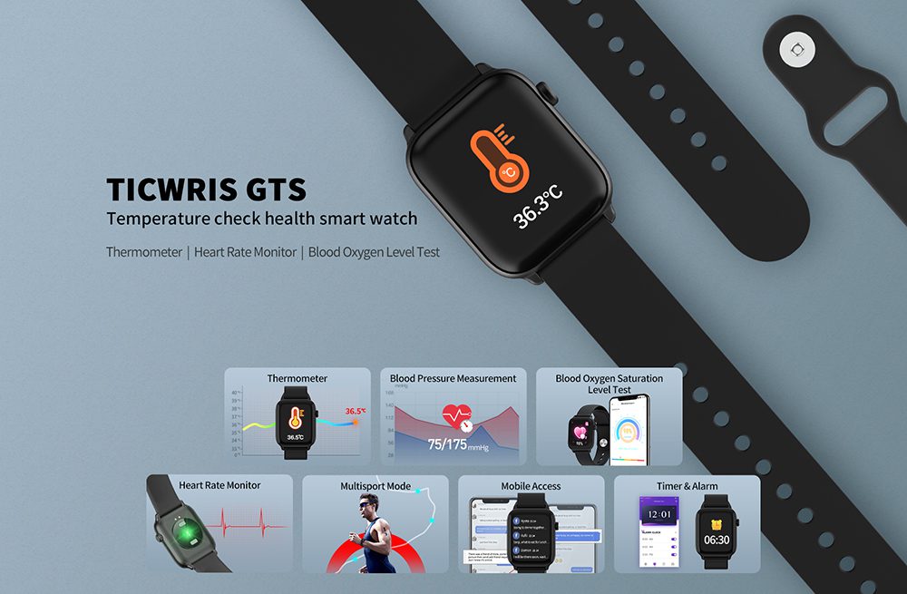 TICWRIS Smartwatch TICWRIS GTS