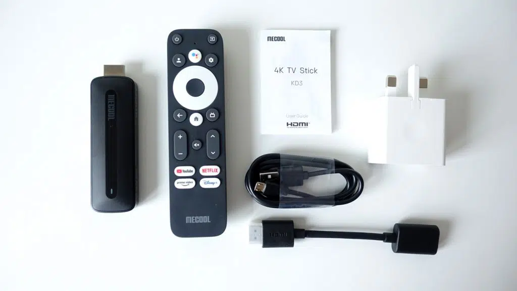 MECOOL KD3 Streaming Stick 4K with Google TV Unboxing