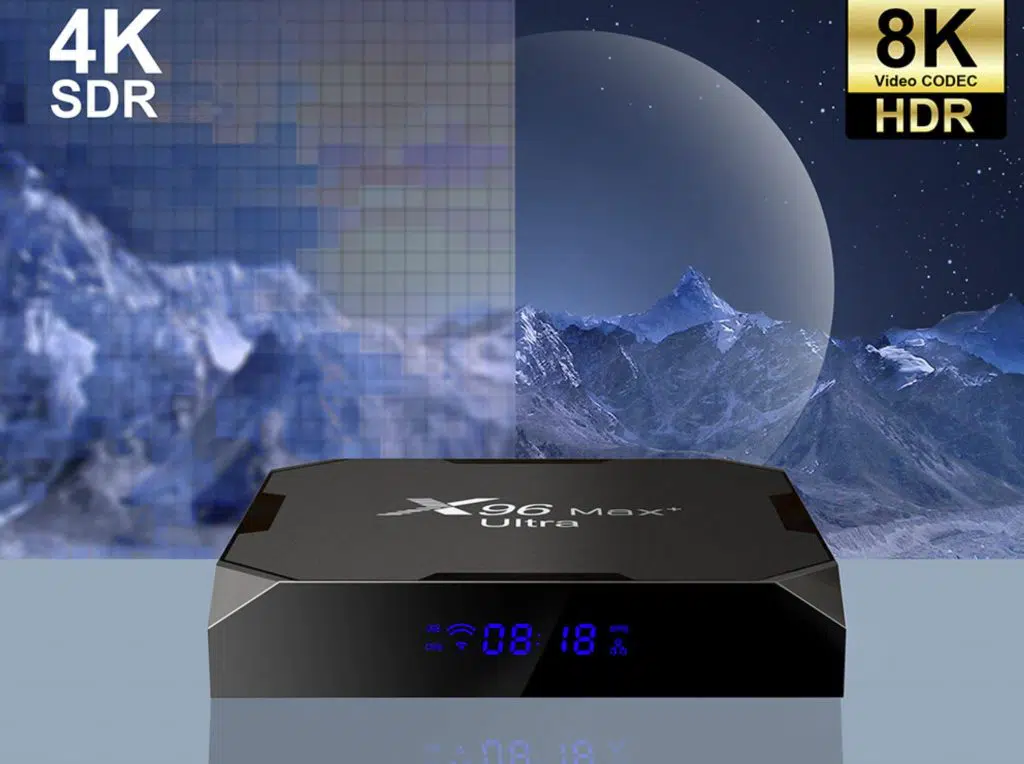 X96 MAX Plus Ultra / X96Max Plus Ultra Android 11 TV Box with Amlogic S905X4 SoC