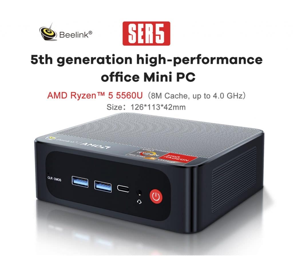 Beelink SER 5 Ryzen 5 5560U Mini PC