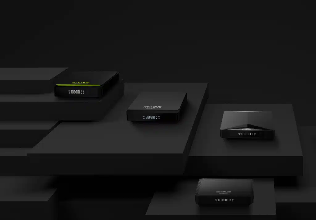 Cajas de TV Android de la serie GloriaForce RTX