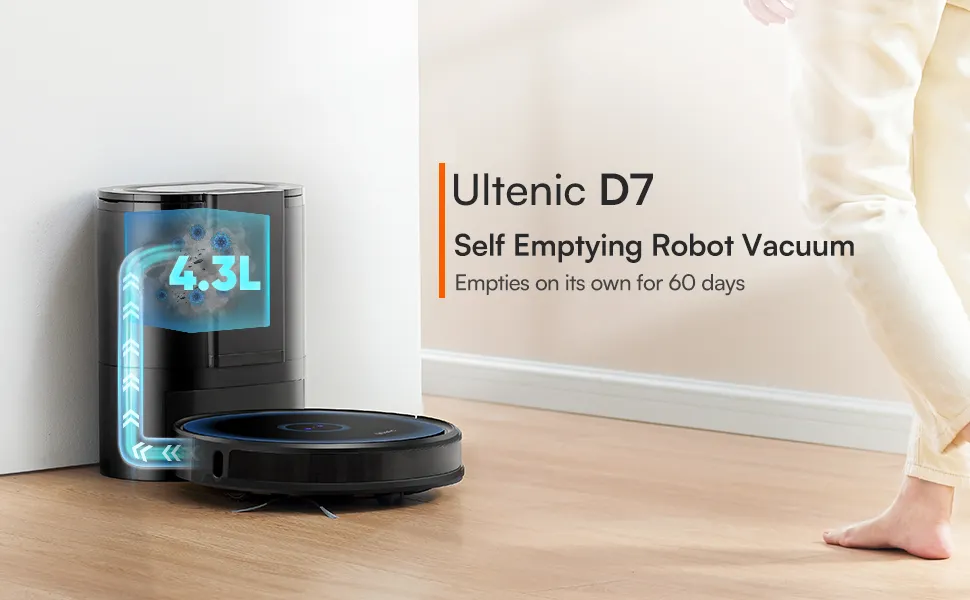 Ultenic D7 Self Emptying Robot Vacuum Now 50% OFF on Amazon