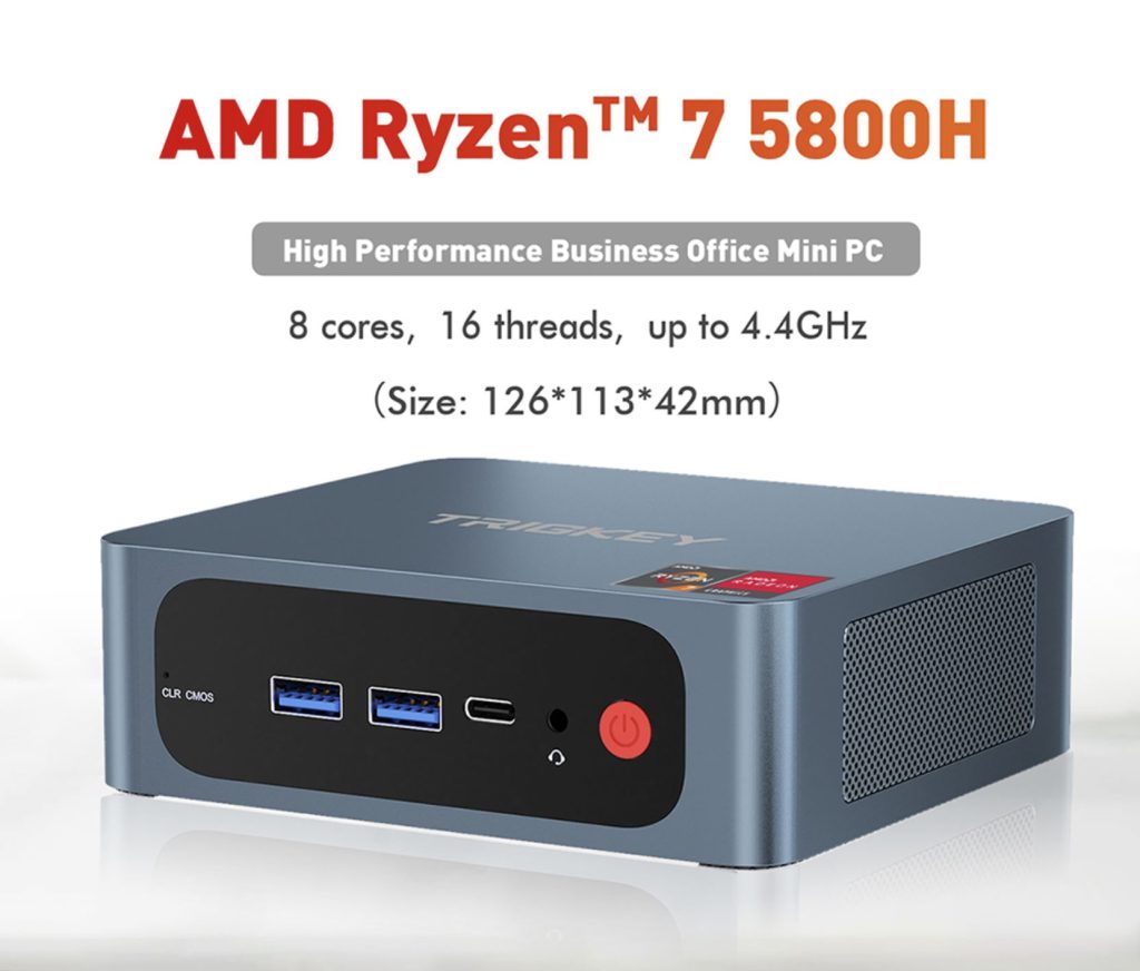 Trigkey S5 Ryzen 7 5800H 4K Mini PC with WiFi 6 for $369 and up