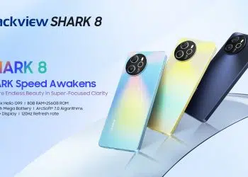 Blackview SHARK 8 smartphone from "SHARK" series with 6.78-inch display and Helio 99
