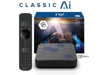 BuzzTV Classic AI IPTV S905X5 Streaming Box with BT-350 voice remote