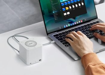 Meet the Beelink EX Mate Pro all-in-one desktop companion that replaces your charger, hub, SSD enclosure, speaker, and voice communication system in a single dock.