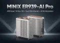 MINIX ER939-AI Pro AI Mini Workstation with Ryzen AI Max+ 395 and built-in carry handle